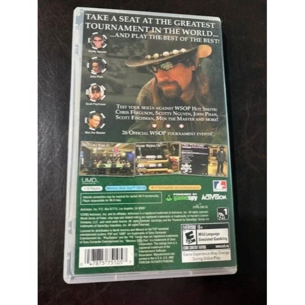 World Series Of Poker PSP Game -‎ Play The Pros  Activision